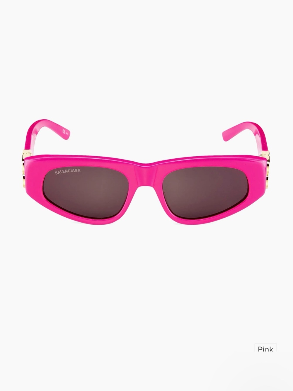 Balenciaga Kids Pink Cat-Eye Sunglasses